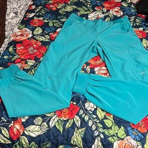 Medium blue jogger scrub pants